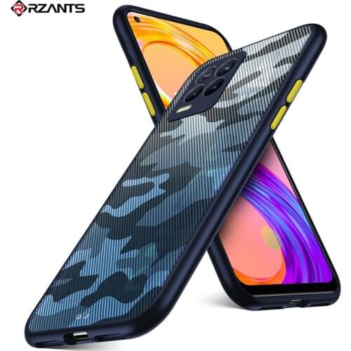 Rzants For OPPO Realme 8 Realme 8 Pro Case Soft Casing [Camouflage] Ultra Slim Thin Matte Touch Anti fingerprintCover