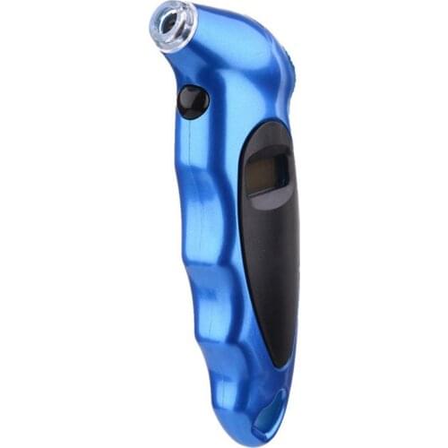 Auto Truck Bicycle Digital Tire Pressure Gauge With LCD Backlit Display And Non-Slip Grip Tire Pressure Monitoring