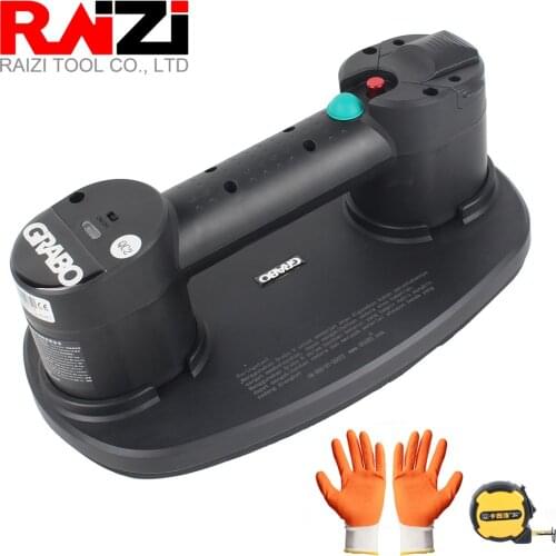 Raizi Grabo Electric Vacuum Suction Cup H Lifter for Wood Drywall Granite Glass Tile Portable Heavy Lifting Tool