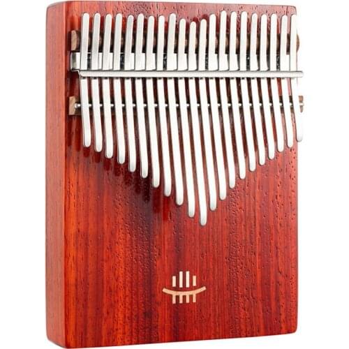 Hot-Hluru Kalimba Thumb Piano 21 Keys Wooden Gecko Full Solid Kalimba Plate Board Mbira Musical Instrument for Beginner
