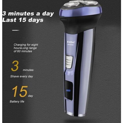 Hair Trimmer Replaceable Battery Strong Driving Force ABS Men USB Charging Electric Shaver for Beard