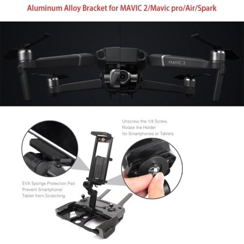 Mavic 2 Remote Controller Phone Tablet Clip CrystalSky Monitor Holder for DJI MAVIC 2 PRO/ ZOOM/ MAVIC PRO/ AIR/ SPARK Drone