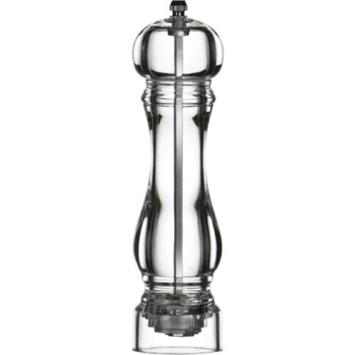 Salt and Pepper Grinder Kitchen Supplies Clear Acrylic Salt Grinders and Pepper Mill Shaker