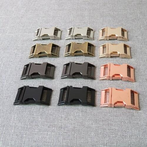 20pcs 25mm Metal Belt Buckle Release Buckle For Pet Dog Collar Necklace Bracelet Garment Sewing Accessory Paracord Snap Hook