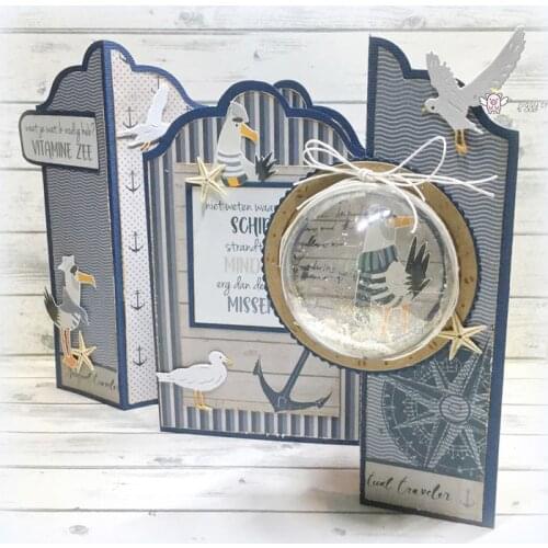 Mmao Crafts Metal Steel Cutting Dies New Seagull bird decoration Stencil For DIY Scrapbooking Paper/photo Cards Embossing Dies