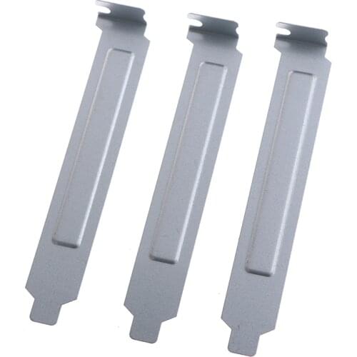 New 5Pcs/Lot 12cm Silver PCI Slot Cover PC Computer Case Dust Filter Blanking Plate Wholesale