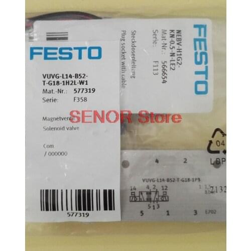 New original solenoid valve VUVG-L14-B52-T-G18-1H2L-W1 (577319) 24V