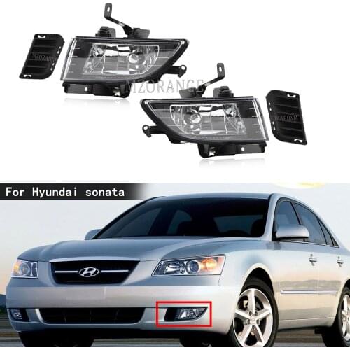 Headlights Fog Light For Hyundai Sonata NF 2005 2006 2007 2008 2009 2010 headlight drl Front Fog Lamp With Bulb