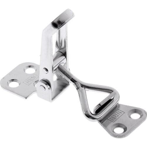 Durable Stainless Steel Anti-Rattle Fastener Boat Latch Hatch Clamp 90mm