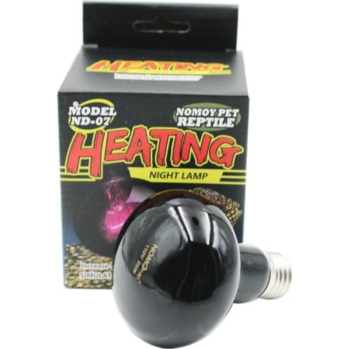 Reptile UVA Heating Lamp Night Light Bulb Lizard Turtle Snake Heat Light Bulbs Amphibian Reptiles Terrarium Habitat Heat Lamp