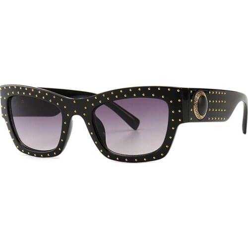 Mens Square Sunglasses Vintage Luxury Brand Designer Women Sun Glasses Retro Plastic Oculos De Sol Sexy Lady Fashion Gafas 2020