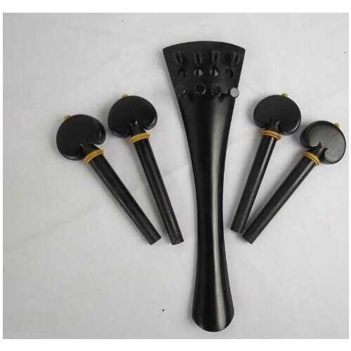 High quality 4/4 cello ebony accessories, cello accessories: pull string, peg