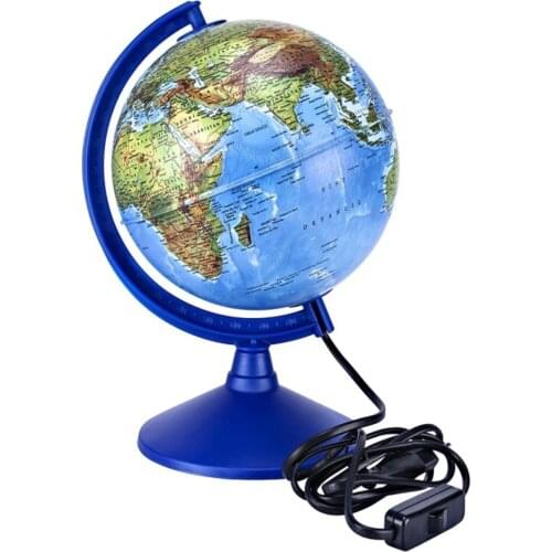 World Globe Light 30 Cm Political-physical Br-808