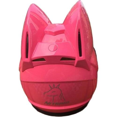 Winter helmet full face motorcycle helmet racing unisex capacete motorcycle capacete pink cute helmet