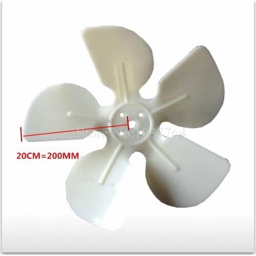 2pcs/lot High-quality for new Refrigerator cooling motor fan Plastic air blade 20CM = 200MM