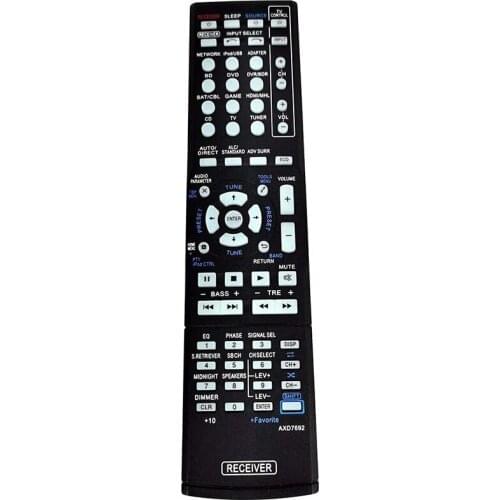 AXD7692 AV Remote for Pioneer AV Receiver Remote Control VSX-823-K VSX-828-S VSX-528-S VSX-60 VSX-1125-K VSX-1012-K