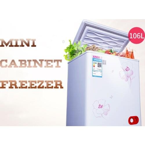 106L Household Mini Refrigerator With Big Capacity Low Noise Power Saving Cold & Freezing Refrigerator BD/BC-106E