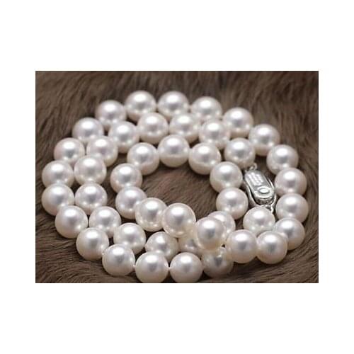 Huge18" 9-10mm natural tahitian black peacock pearl necklace