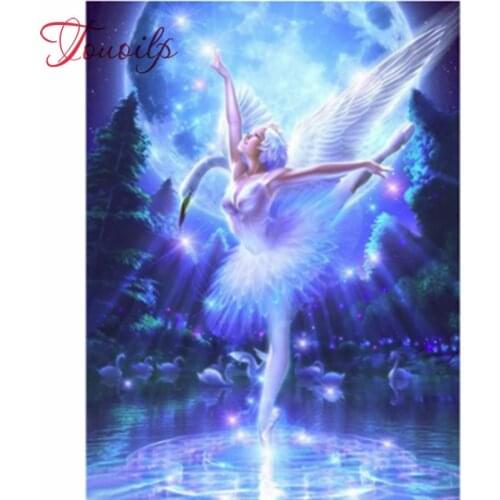 Diamond Painting Ballerinas Picture Beads Diamond Embroidery Ballerinas Rhinestone Paintings Cross Stitch Mosaic Kit a644