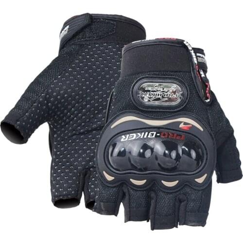 Motorcycle Gloves Men Women Half Finger Tactical gloves Breathable Anti-collision No-slip Cycling Gloves Hard Fist Protector