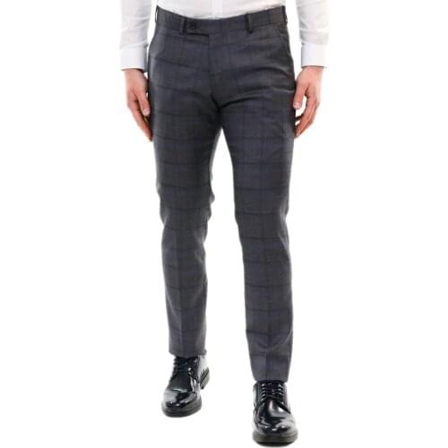 Mens trousers Chino classic gray elegant spring for pocket dress America