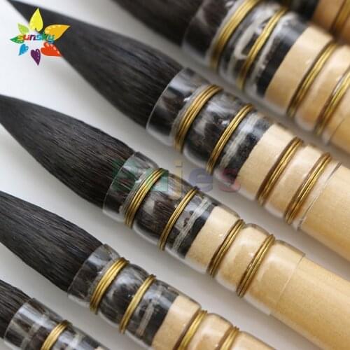 Original Germany da vinci PETIT GRIS PUR 418 Squirrel hair Round head Classical watercolor brush pen Professional art supplies