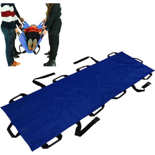 Patient Elderly Transfer Moving Belt Wheelchair Bed Nursing Lift Belt Auxiliary Shift Reinforcement Belt Foldable Stretcher