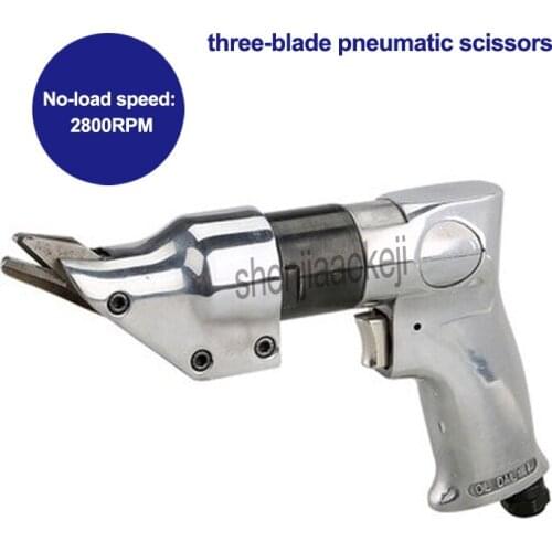 Three-blade pneumatic scissors cutter nipper Metal Iron mesh max. 1.2mm pneumatic Cutting Shearing Tools, air shears