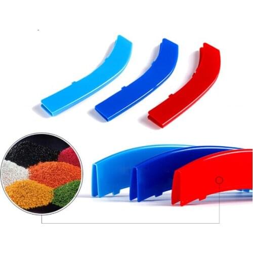 Grille Grill Trim Stripe for BMW X1 F48 X3 F25 X4 X5 E70 F15 X6 E71 3 5 Series E90 F30 F31 F10 F07 GT Upgrade Grill M Style