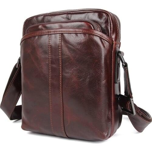 Messenger Shoulder Crossbody Bags Man Cow Leather 2019 Men Business Casual Travel Shoulder Bag Male Crossbody Bag
