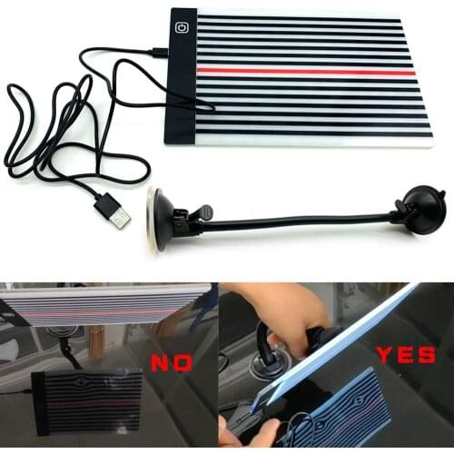 LED Reflector Line Board Light Paintless Dent Finder Lamp Car Repairing Accessory Dent Detector for Car Body