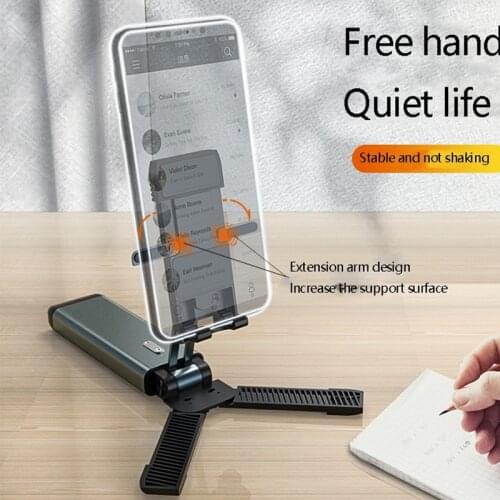 Telescopic Desktop Phone Holder Stand Foldable Lazy Phone Mount for iPad Tablet Cellphone Desk Holder Support for iPhone Samsung
