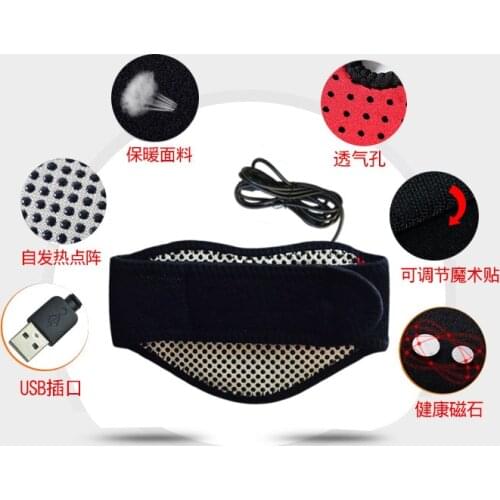 Usb Electric Heating Massage Belt Cervical Spine Care Self Hot Neck Warm Men Women Electronic Joint Therapy