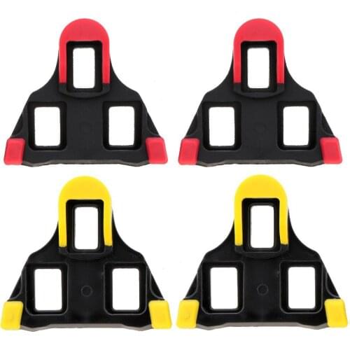 Bicycle splint group road bicycle shoes special riding equipment red and yellow two colors optional pedal 6 degrees