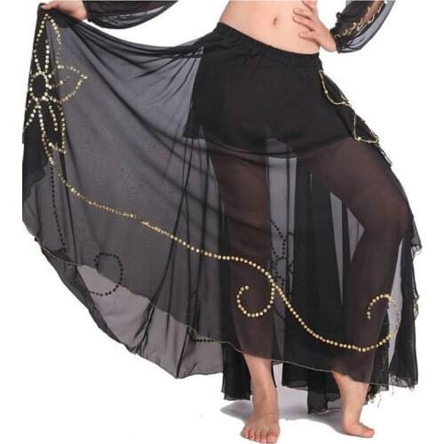 New Sexy Cheap Chiffon Belly Dance Skirt Women Belly Dancing Costume skirts on Sale