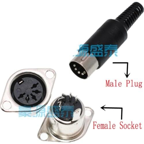 10PCS/Lot Big S Terminal Male/Female Plug/Socket Connector DIN3/DIN4/DIN5/DIN6/DIN7/DIN8 Welding wire
