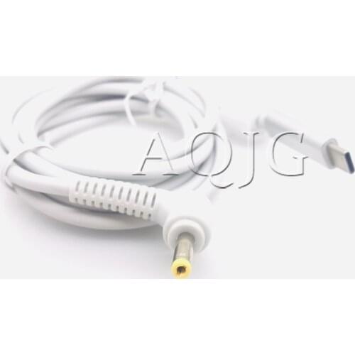 USB Type C Female to 4.0x1.7mm Dc Power Adapter Plug Converter Laptop Charger for Lenovo IdeaPad 310 110 100 100-14IBY 100-15IBY