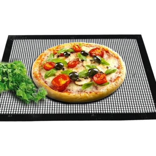 Bluedrop BBQ Grill mesh sheet toaster oven cooking mat PTFE Non stick Perforated food grade baking mat