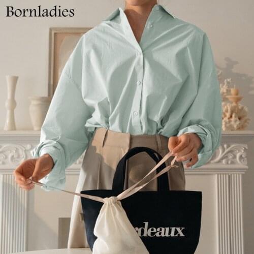 Блузки с воротником Bornladies China At AliExpress