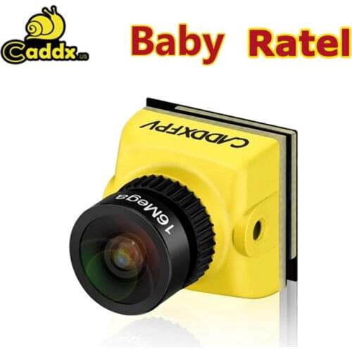 Caddx Baby Ratel Mini FPV Camera 1200TVL 1/1.8'' Starlight HDR 0.0001 LUX Super Night Version 14*14mm for FPV Racer Drone