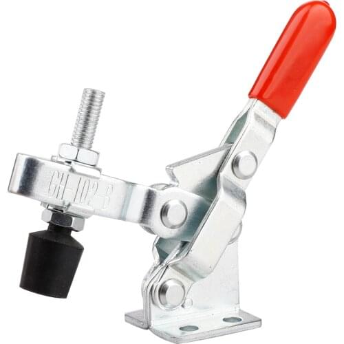 GH-102-B Vertical Type Toggle Clamping Hand Tool 100 kg Holding Capacity Toggle Clamp for Machine Operation Welding Electronic