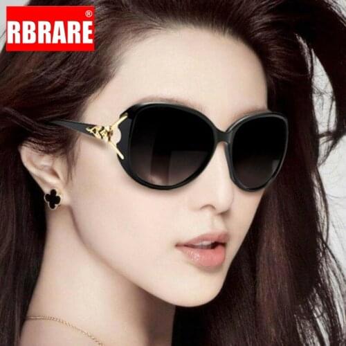 RBRARE Classic Sunglasses Women Luxury Brand Big Frame Gradient Sunglasses Women Vintage Round Sun Glasses Women Gafas De Sol