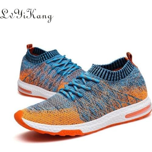 New Breathable Mesh Sneakers Men Casual Shoes Slip on Male Male Shoes Adult Fashion Men Shoes Walking Shoes Zapatos De Hombre
