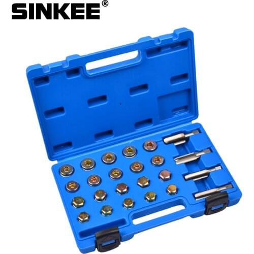 64/114 PCS Oil Pan Thread Repair Kit Set Sump Drain Plug Repair Kit Set M13 15 17 20