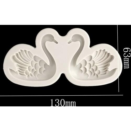 New 3D beautiful swan gum silicone mold candle mold, Sugarcraft tool, chocolate mold, baking dish