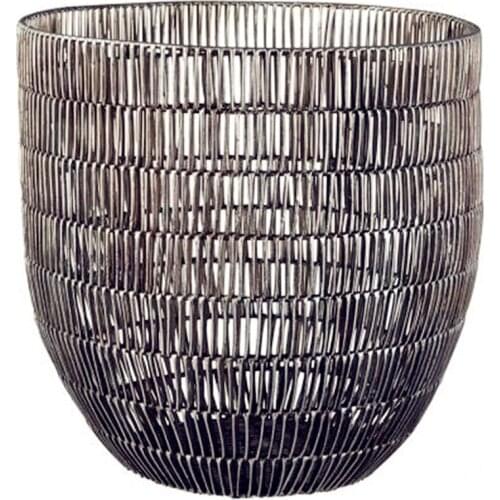 2019 New Imitation Rattan laundry basket flower barrel metal storage baskets Nordic retro style plastic basket made by hand