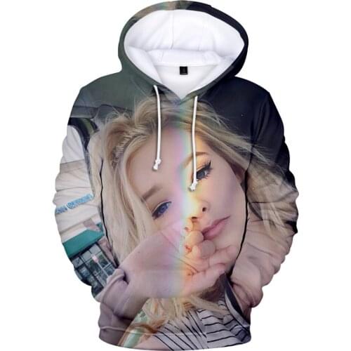 2020 New zoe laverne Hoodie Casual Sweatshirt Teenager Adult Kids Hooded 3D Print Pattern Streetwear Pullover Clothes