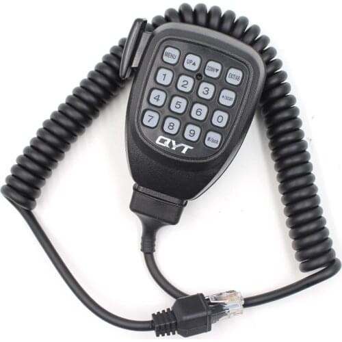 Original Handheld Microphone for QYT KT-5800 KT8900 KT-8900D KT-7900D KT-780 plus KT-980 plus Mobile Radio 10.00*7.00*5.00CM