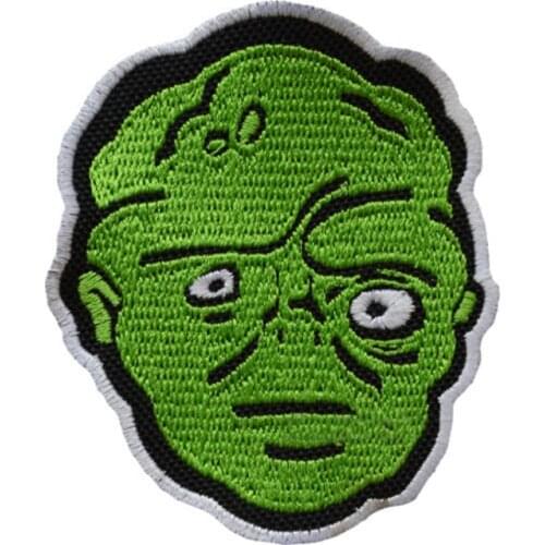 3.35'' The Toxic Avenger Face Embroidered iron on Patch Melvin Last Temptation Citizen Toxie