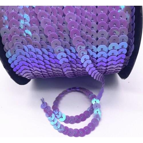 6mm 5Yards Sequin Flat Round Loose Sequins Crafts Paillette Sewing Clothes Decoration DIY Accessory Lentejuelas Para Coser#09